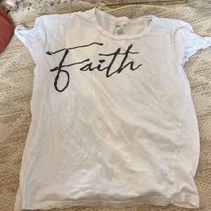 White Christian tshirt